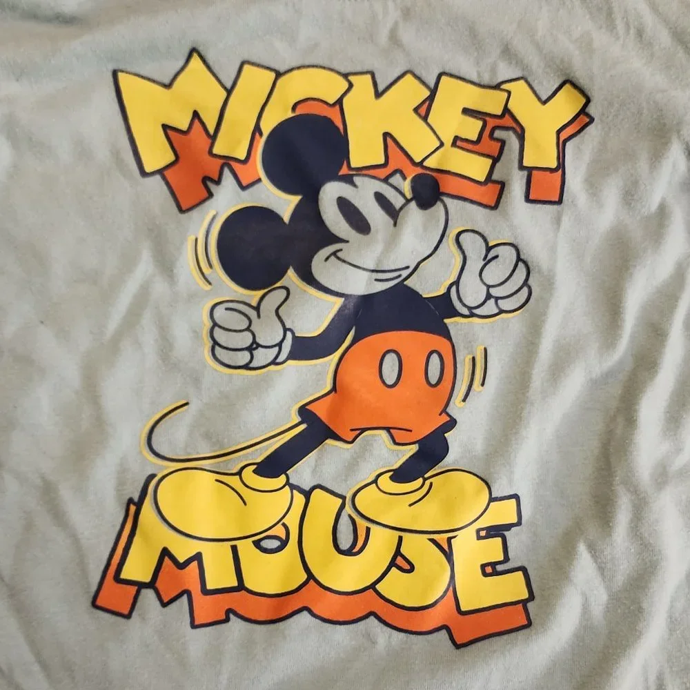 Disney Jumping Beans Blue/Gray Long Sleeve Mickey Mouse Jersey Size 5T - Picture 5 of 10